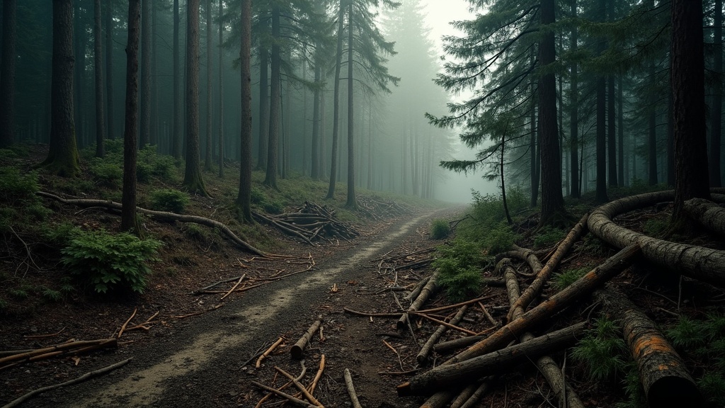 California forest waste